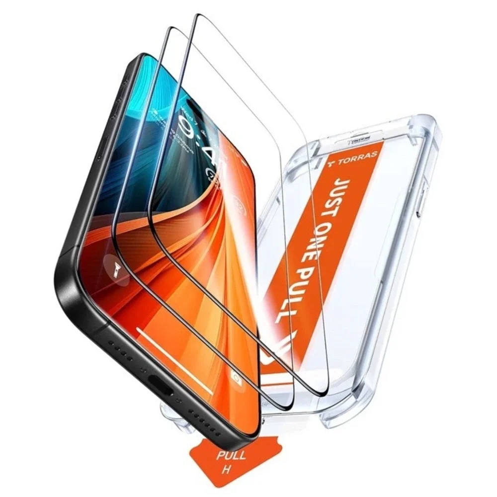 TORRAS 2-Pack for iPhone Air Screen Protector [12Ft Military-Grade Shatterproof]